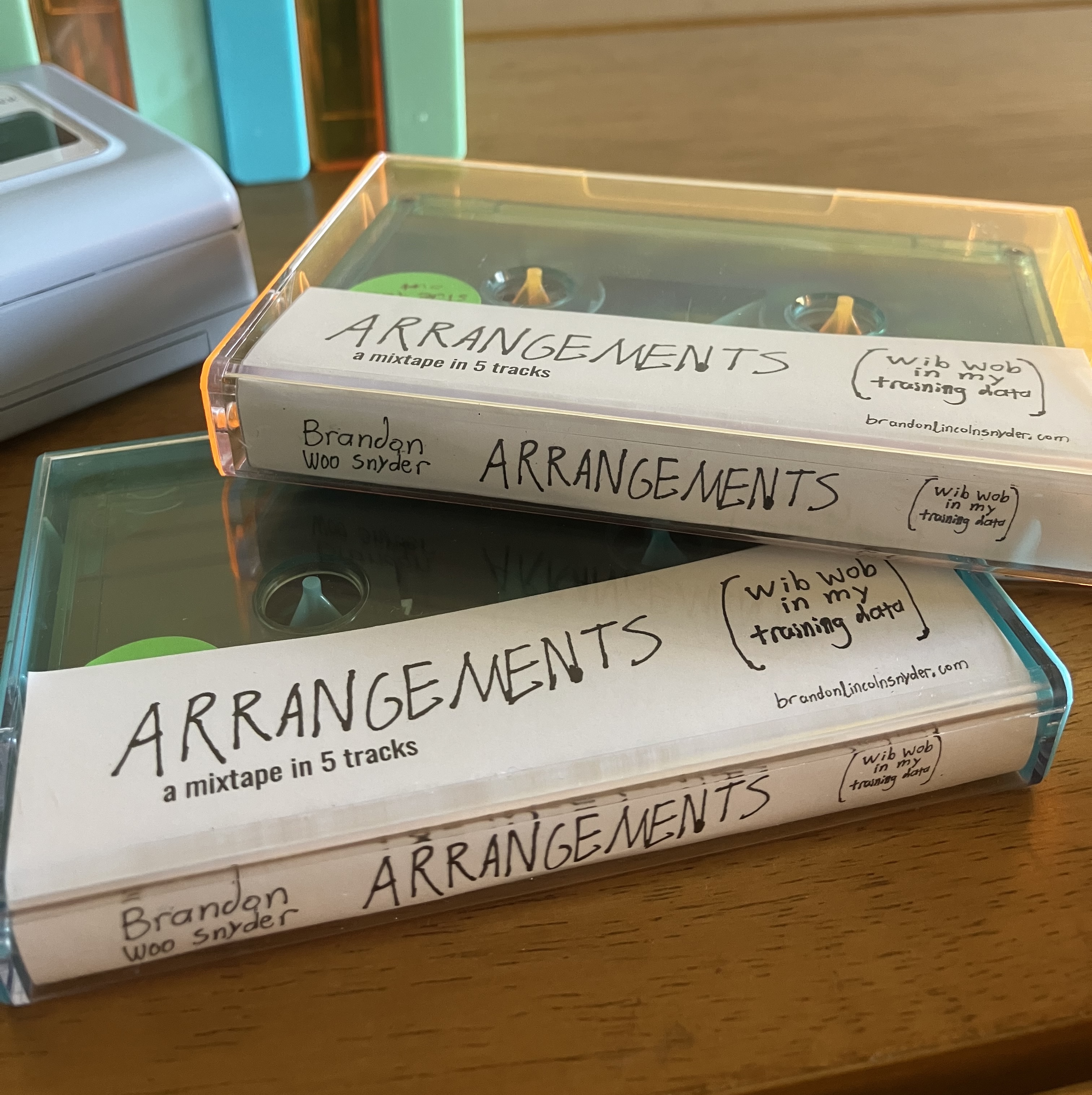 Arrangements (wibwob in my training data)